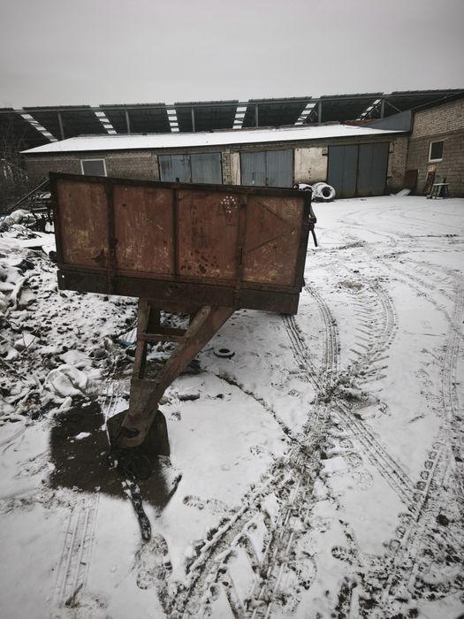 Причіп одноосний до трактора