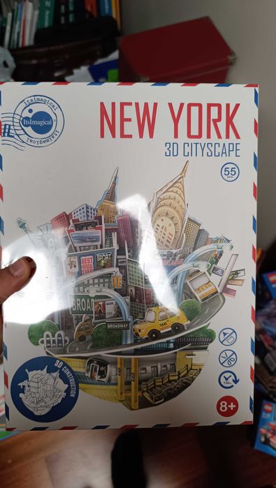 Lote Puzzles 3D - Edições de Coleção (Selados) | Torre Eiffel, Empire State e NY