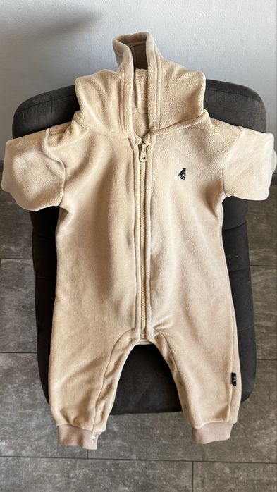 Комбінезон ромпер чоловічок хлопчик дівчинка фліс на кнопках блискавка