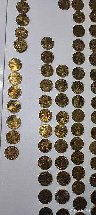 Sprzedam 100 szt. 2zł. i 7 szt. 5 zł