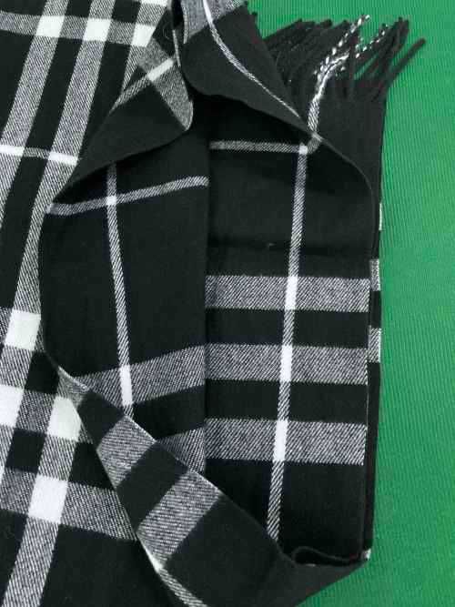 Cachecol Burberry Original Preto 100% Cashmere (Novo)