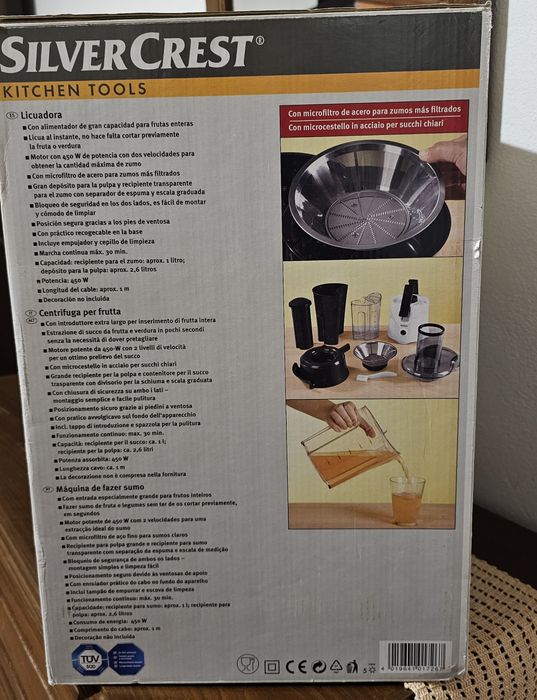 Máquina sumos, centrifugadora