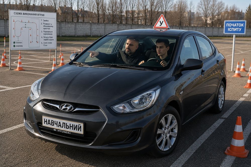 Інструктор водіння автошкола іспит