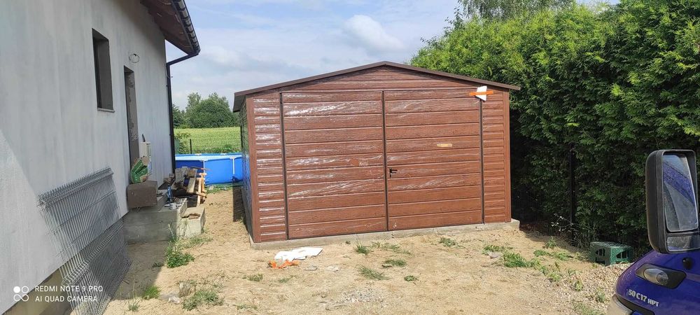 Garaż Drewnopodobny 3x5 Brama Uchylna Dowóz i Montaż DARMOWY