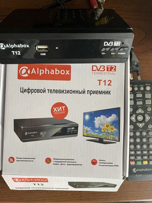 Alphabox dvb-t2 цифровий ресивер