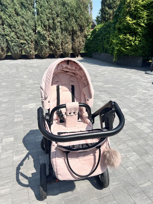 Wózek dziecięcy Adamex 2w1 – gondola + spacerówka, stan bardzo dobry