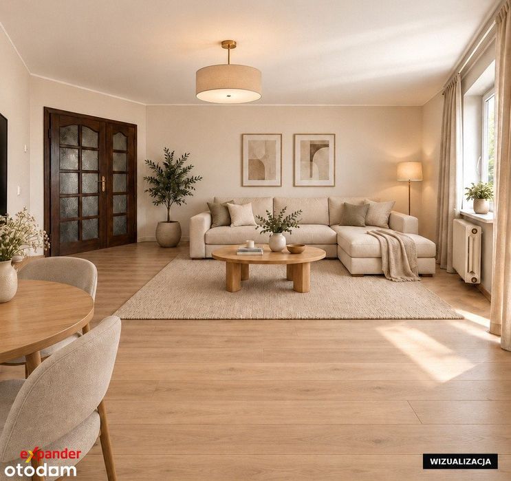 85,19 m² w centrum Kalisza | 3 pokoje | 1. piętro | balkon