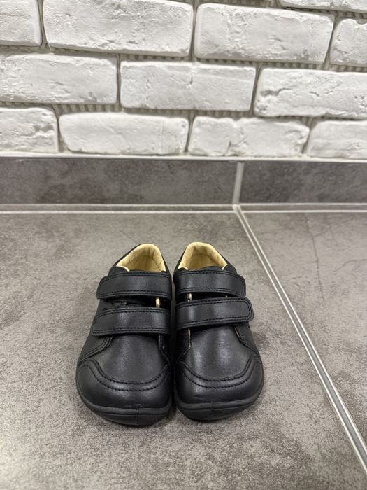 Buty skórzane rozmiar 24 czarne II gatunek na szeroką stopę i wysokie podbicie marka bar3foot