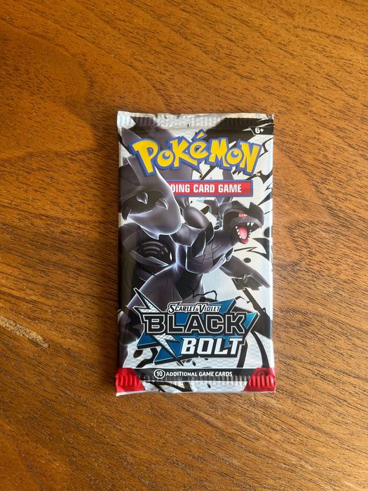 Pokémon “Black Bolt” Booster packs