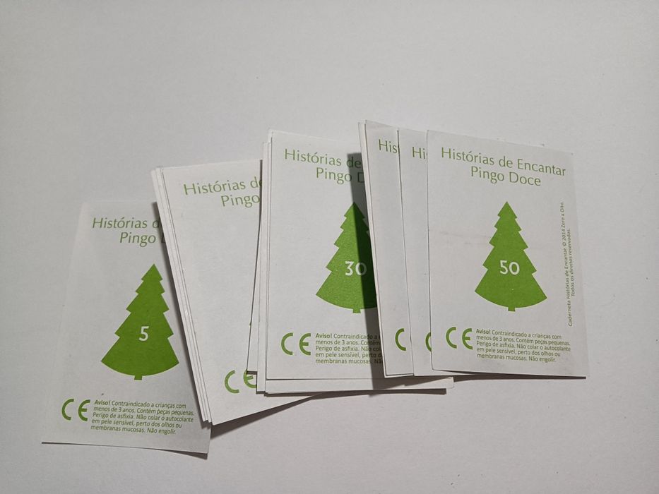 Cromos Histórias de Encantar Pingo Doce