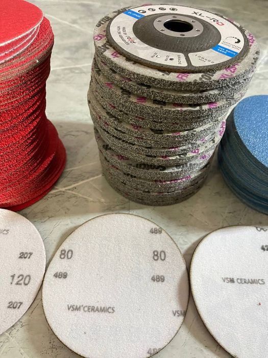 Круг абразивний на липучці 60,80,120