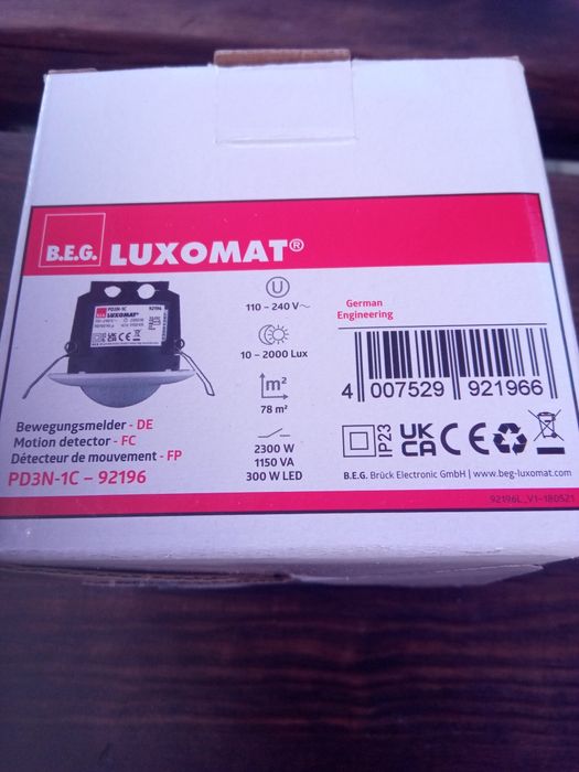 Czujnik ruchu Luxomat sufitowy 360st.7MIP23