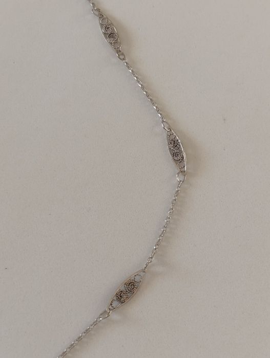 Colar trancelim em prata