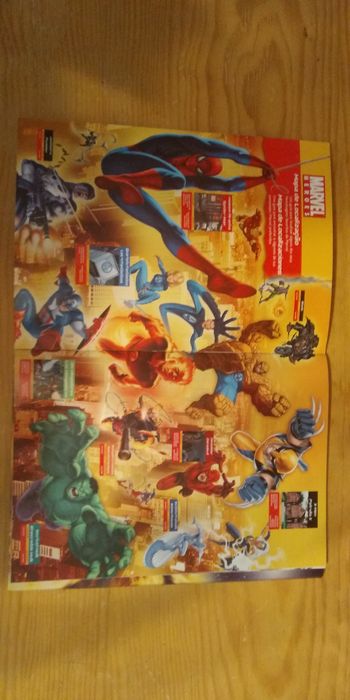 Caderneta de super-herois da Marvel