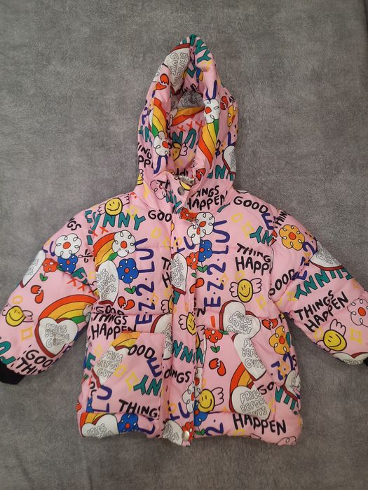 Демісезонна тепла куртка для дівчинки, 104 розмір