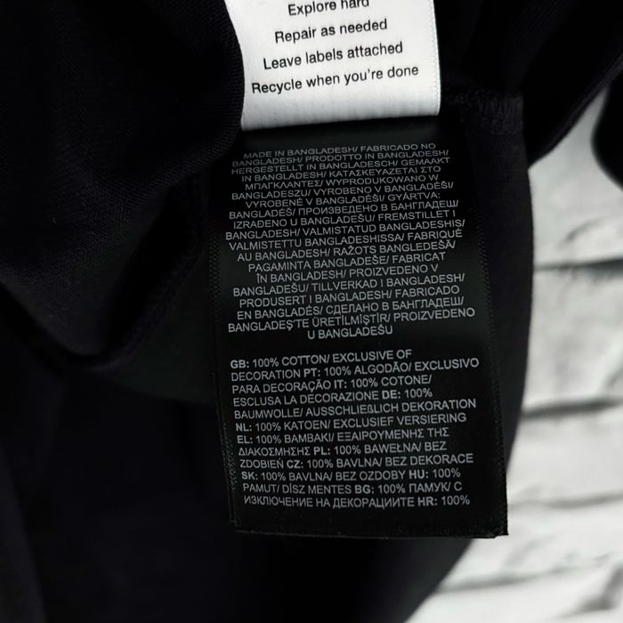 Koszulka t-shirt the north face tnf logo tee czarna black never stop exploring oversized offline boxy góry