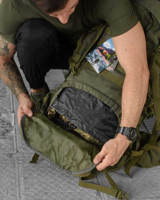 Рюкзак Over Earth 100L – міцний, водостійкий, з металевим каркасом