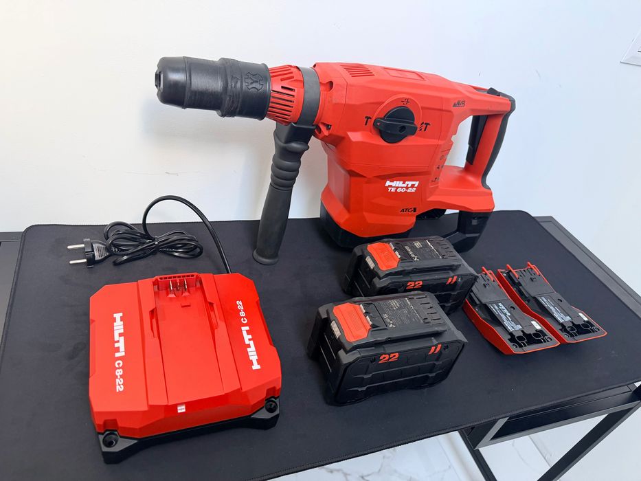 Akumulatorowa duża młotowiertarka HILTI TE60-22 NURON NOWA MEGA ZESTAW