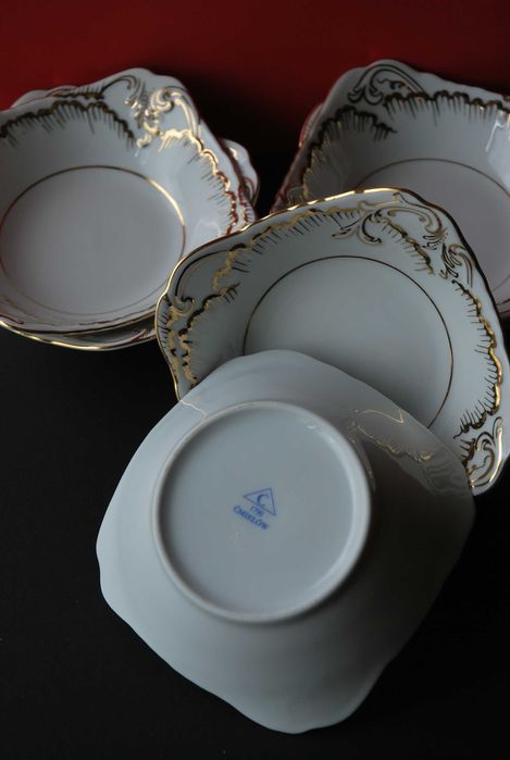 Porcelana Ćmielów. Rococo. Zestaw 6 salaterek.