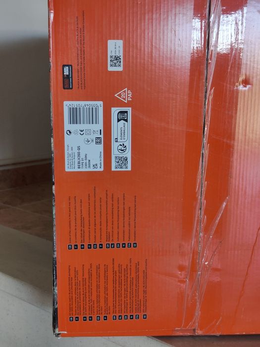 Black & Decker 3 em 1 Blower Vac – 2600W