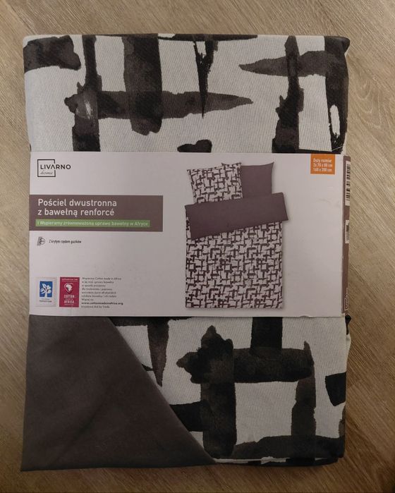 Nowa dwustronna pościel 160x200 z bawełną renforce