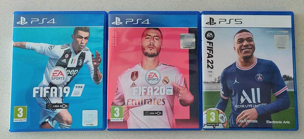 Jogos Fifa 19, 20 e 22 (PS4/5)