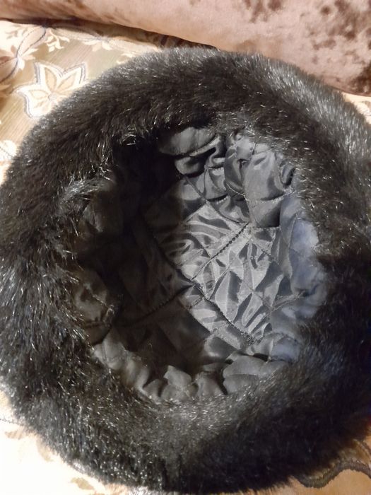 Натуральная кожаная зимняя шляпа,кожаная шапка,головной убор