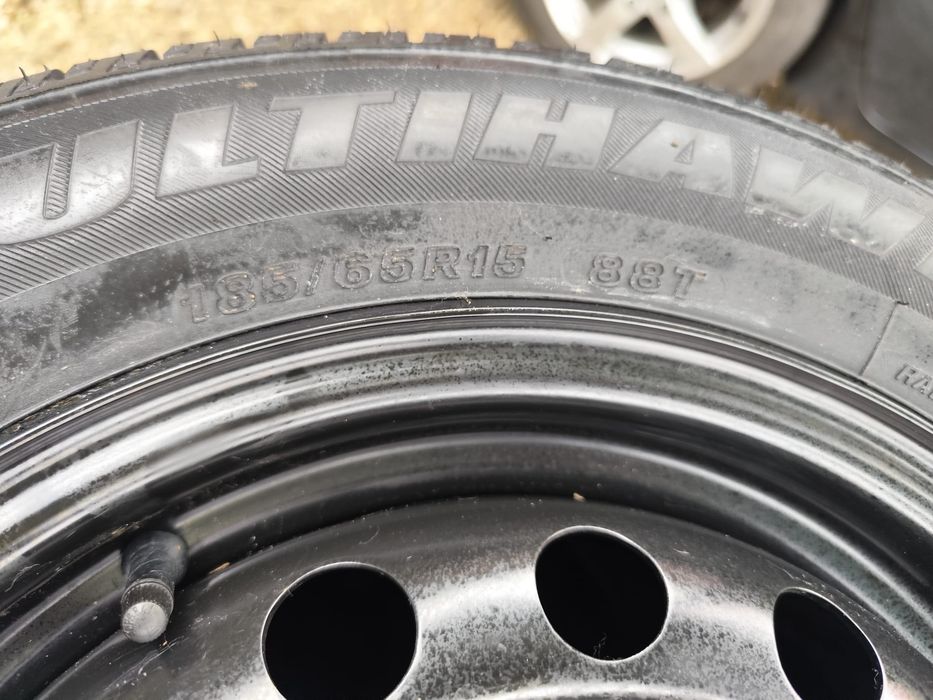 Koło zapasowe dojazdowe 185/65 R15  Styropian lewarek