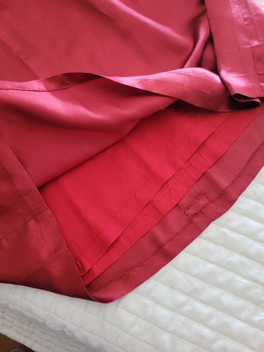 Vestido comprido bordeaux