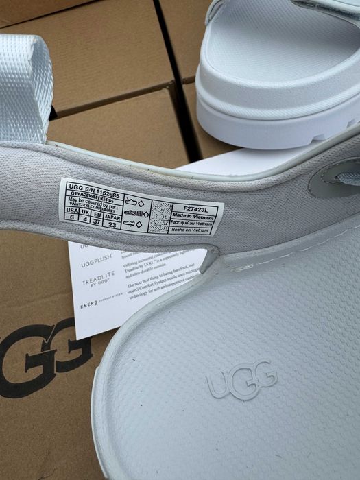 ‼️Ціну Знижено / Останні Пари‼️Оригінал / Босоніжки Ugg Goldenglow Sandals White / Босоножки Угги/ Сандалі Угг/ Уггі