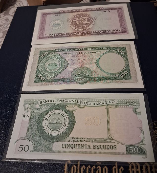 Notas escudos  Angola - Novas