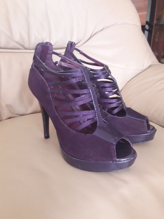 GRACELAND Fioletowe szpilki w roz 39.