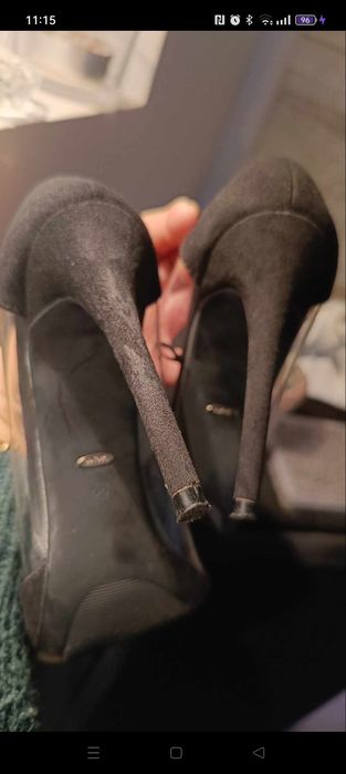 Czarne szpilki wizytowe 39 deezee