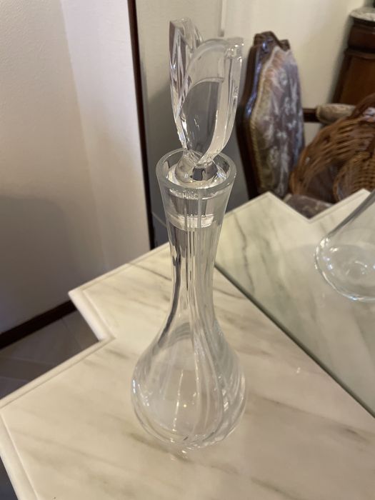 Peca Unica Decorativa em  Cristal Transparente