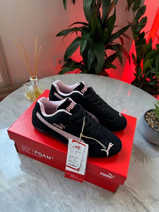 38- 24см! Puma Speedcat OG Black Mauve Mist , кросівки пума жіночі