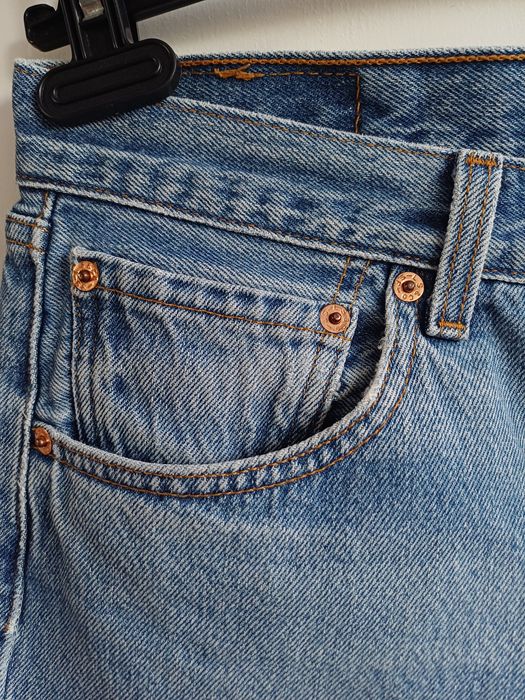 Винтажные джинсовые мужские шорты LEVIS  501 made іn USA разм 30