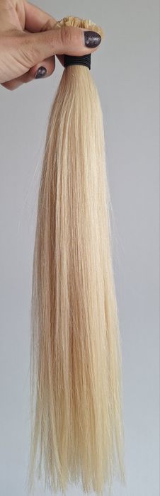 Naturalne włosy na keratynie 40cm 100g