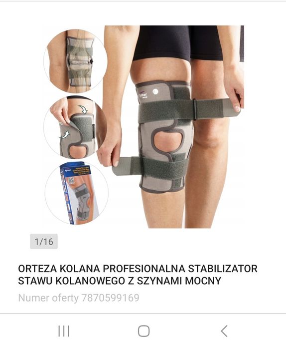 Orteza tymor rozm. M stabilizator stawu kolanowego