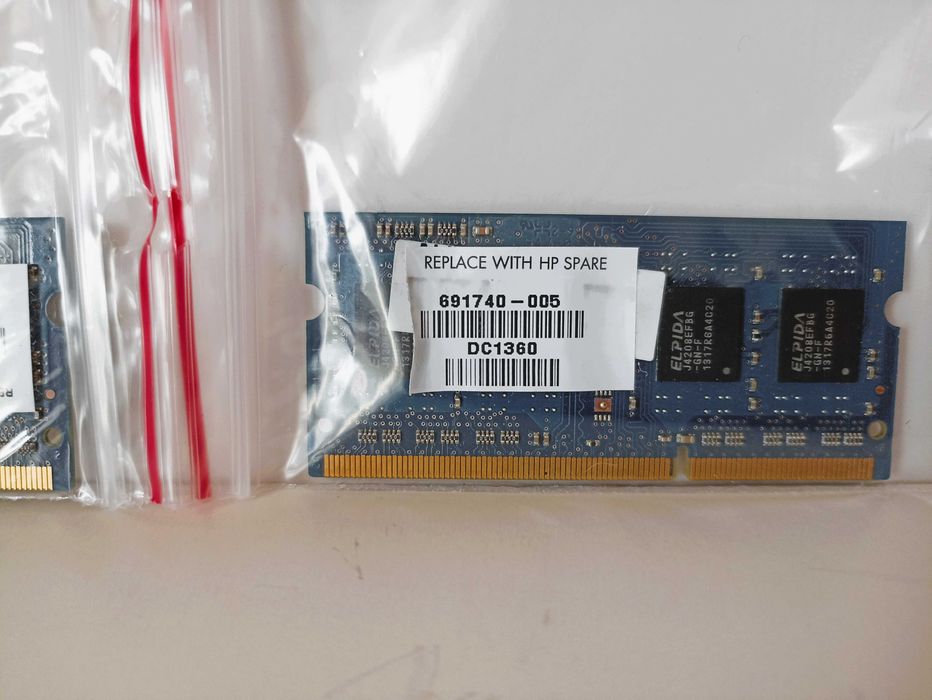 Pamięci Elpida DDR3 8GB (2x4GB) PC3 1600MHz stan bdb+