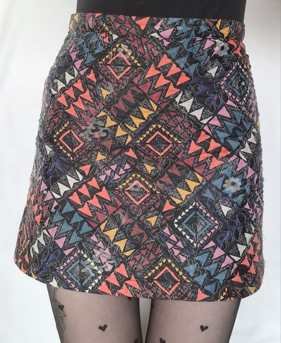 Krótka spódniczka wzorzysta,TopShop 36