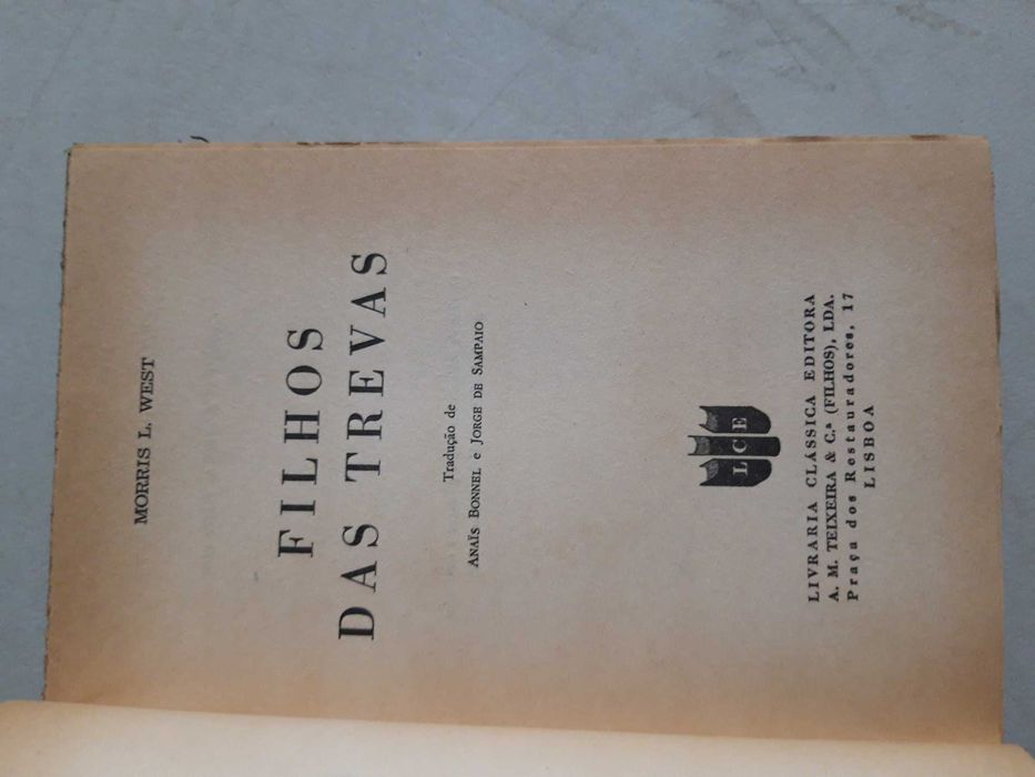 Livro PA-3 - Morris West - Filhos das Trevas