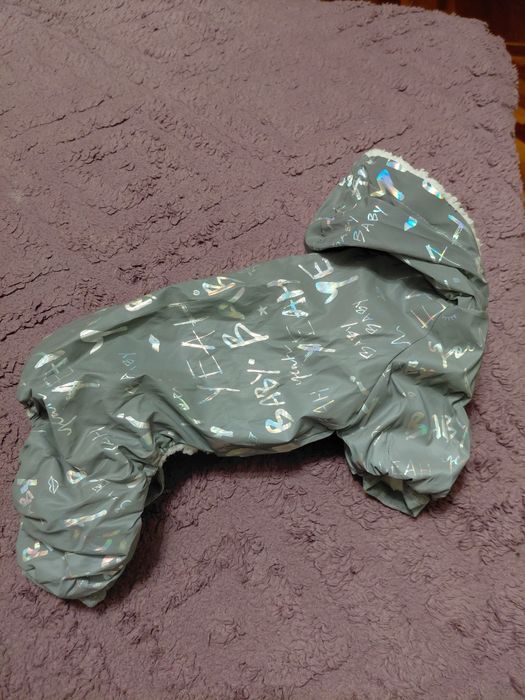 Зимний тепленький светоотражающий комбинезон для мелких пород собак