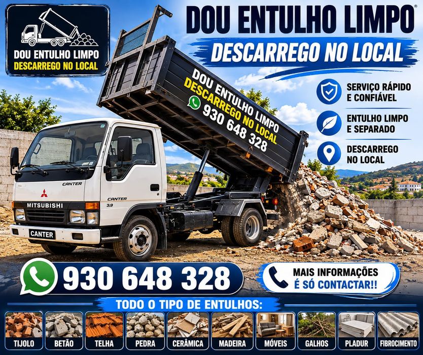 Faço cargas de Entulho