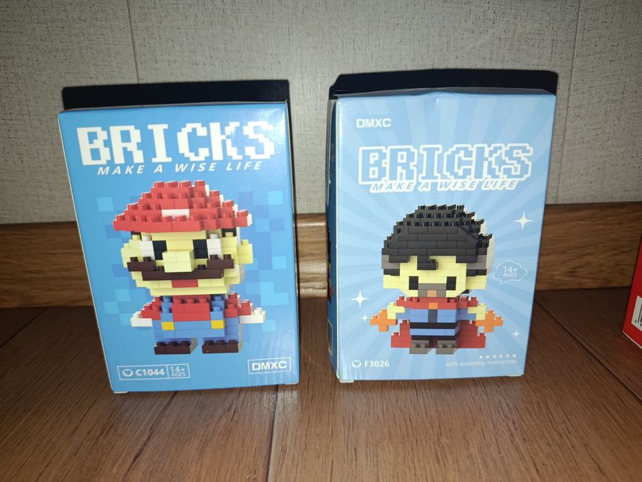 Конструктор Bricks фигурки  Герои MARVEL , Супер Марио