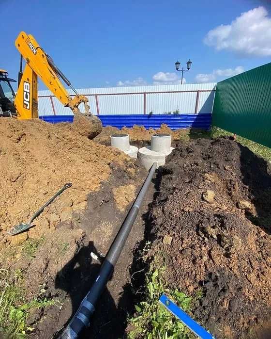 Копання траншей , Водовідливи води від будинку трубами , септики , відведення , щебінь Ливнівки дренаж Луцьк