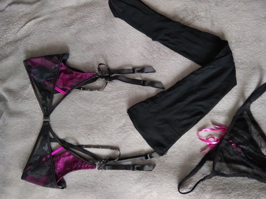 Używ pas pończochy majtki Ann Summers zestaw ero