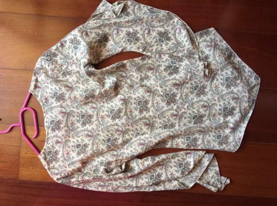 Blusa de mangas sino e cornucópias Zara