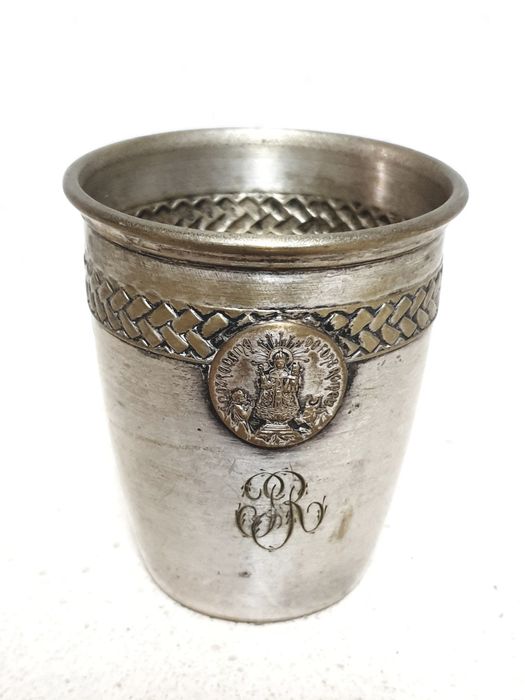 Antigo copo de agua de Peregrinação - Notre Dame da Font Romeu