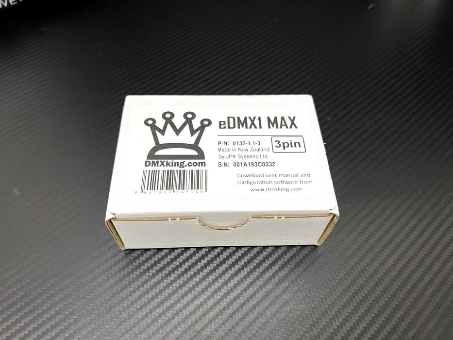 Перетворювач сигналу DMXking eDMX1 MAX 3pin