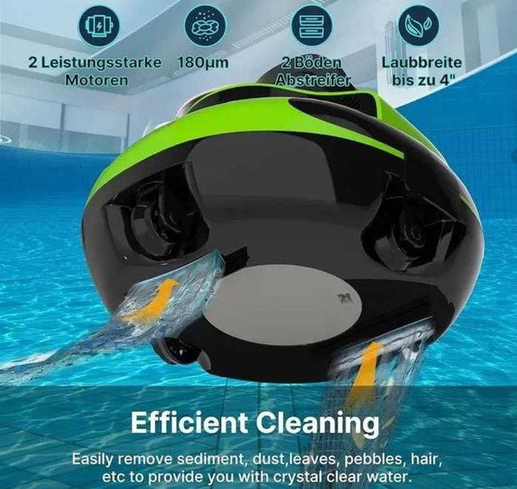 Робот пилосос очищувач басейнів POOLPURE AquaGuard SE II